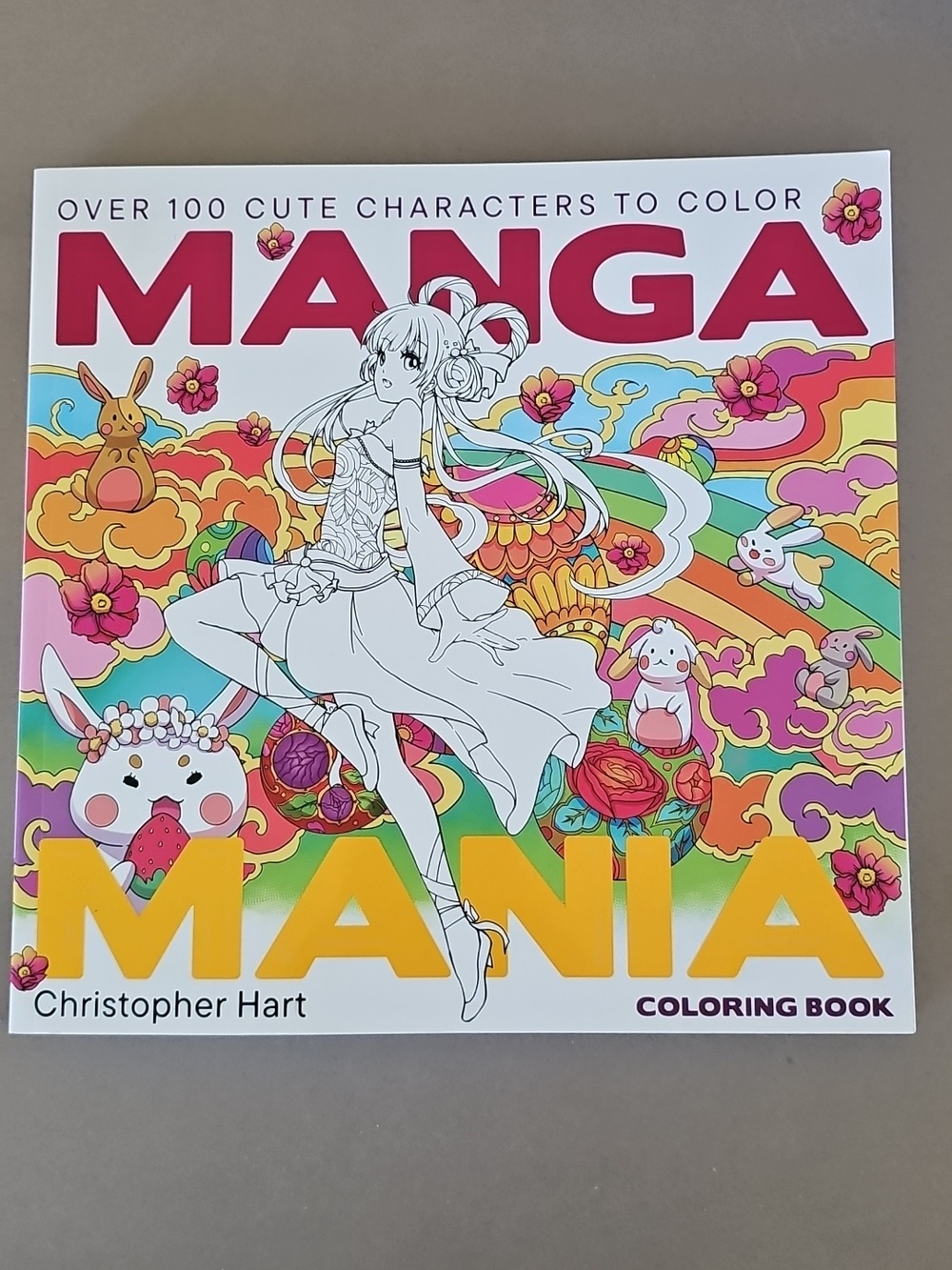 Manga Mania Paperback Coloring Book New